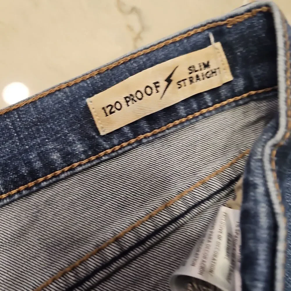 Moonshine Spirit 120 Proof Jeans 38x34 Slim Straight Men's